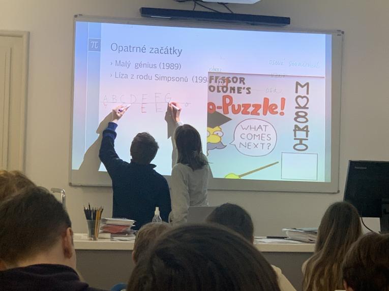 7. B na matematice ze Springfieldu v Didaktikonu